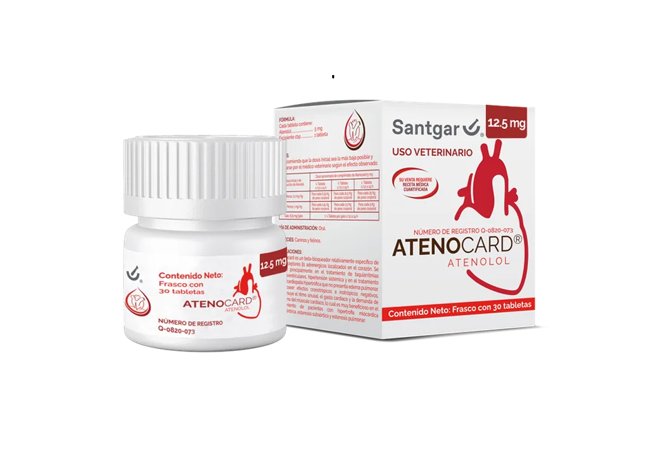 Atenocard 12.5 mg 30 Tabletas (Atenolol ) ESTE PRODUCTO ES CONTROLADO Y SU VENTA REQUIERE DE RECETA MÉDICA CUANTIFICADA EN ORIGINAL (Copia) (Copia) (Copia)